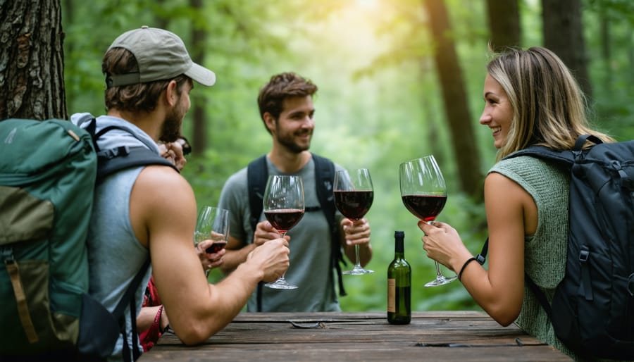 Guided wine tasting hike through the trails of Algonquin Park