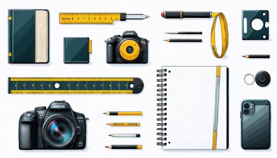 Essential tools and equipment needed for animal tracking