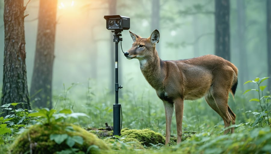 Smart wildlife tracking system deployed in park environment