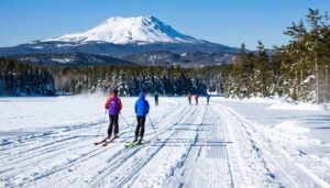 Winter Magic: Cross-Country Skiing from Lake Placid to Esker Lakes