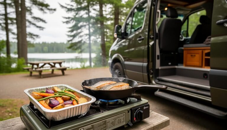 How to Cook Delicious Meals in Your Van While Camping in Ontario Parks